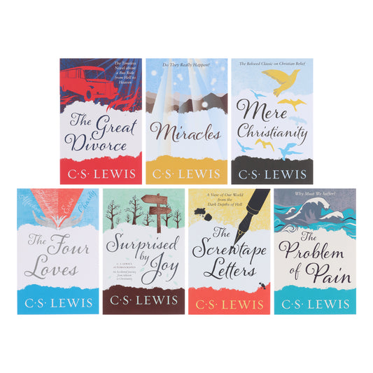 CS Lewis 簽名經典全集 7 冊套裝 - 適合 14 歲以上讀者 - 平裝