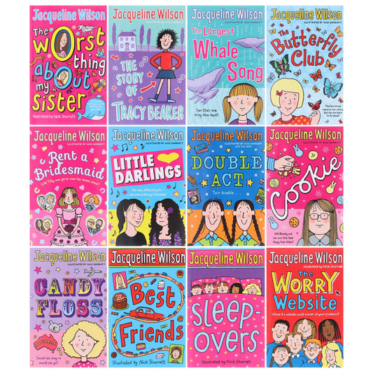 Jacqueline Wilson Collection 12 Books Set - Ages 9-14 - Paperback
