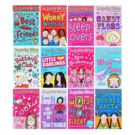 Jacqueline Wilson Collection 12 Books Set - Ages 9-14 - Paperback