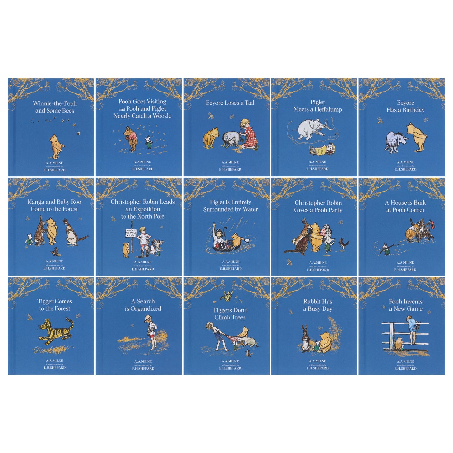Winnie The Pooh illustrated Classic Story Collection: 30 Books Box Set - Ages 5-9 - Hardback