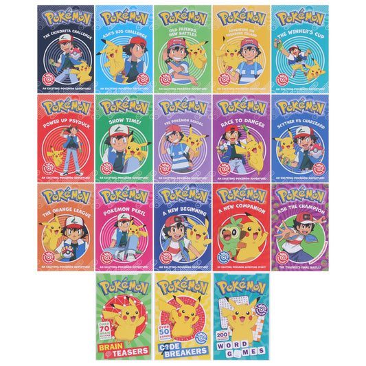 Pokemon Mega Collection 18 Books Box Set - Ages 5-8 - Paperback
