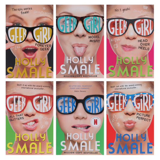 霍莉·斯梅爾 (Holly Smale) 著《極客女孩》6 冊套裝 - 年齡 9-14 歲 - 平裝