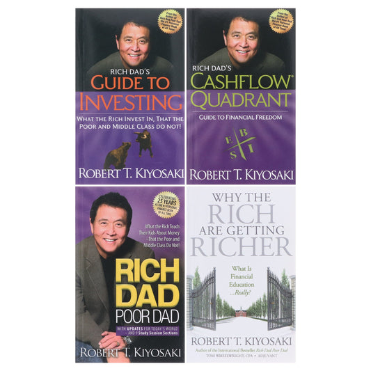 Rich Dad's Collection By Robert T. Kiyosaki: 4 Books Set - Non Fiction - Paperback Non-Fiction Plata Publishing