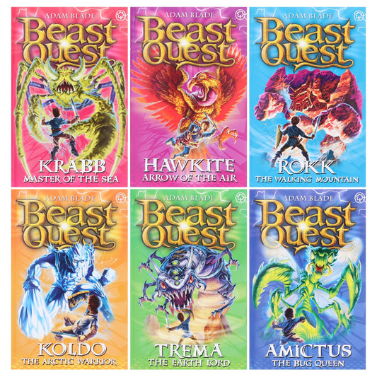 Beast Quest Series 5 By Adam Blade: 6 Books Collection Set - Ages 7-9 - Paperback 7-9 Orchard Books
