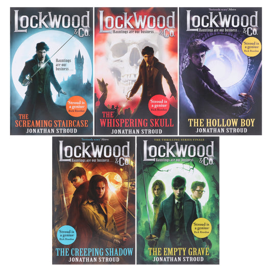 Lockwood & Co. by Jonathan Stroud Complete 5 Books Collection Set - Ages 9-11 - Paperback