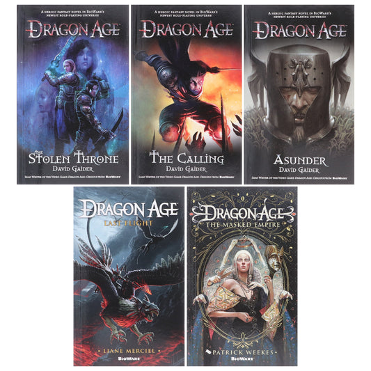 Dragon Age Series by David Gaider: 5 Books Collection Set - Fiction - Paperback Fiction Titan Books Ltd