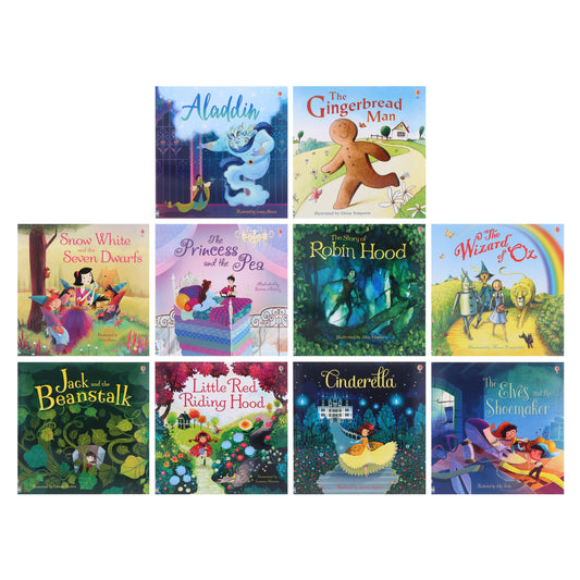 Usborne 10 Picture Children Books Collection Set - Age 2-8 - Paperback