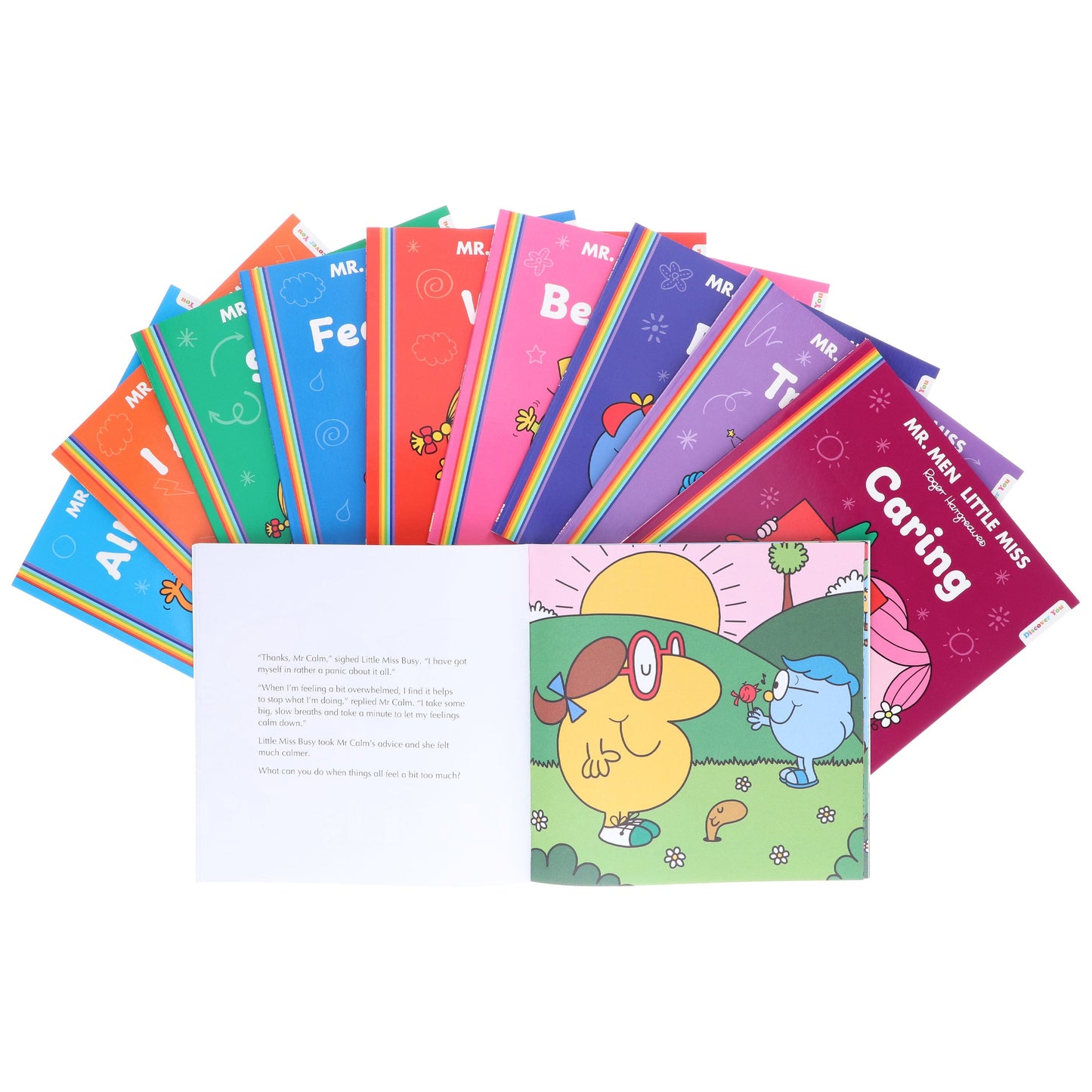 Mr. Men and Little Miss Discover You Series By Roger Hargreaves: 10 Books Collection Set - Ages 3+ - Paperback 3-5 HarperCollins Publishers