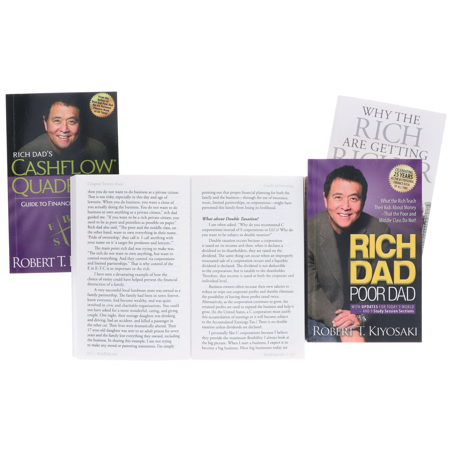 Rich Dad's Collection By Robert T. Kiyosaki: 4 Books Set - Non Fiction - Paperback Non-Fiction Plata Publishing