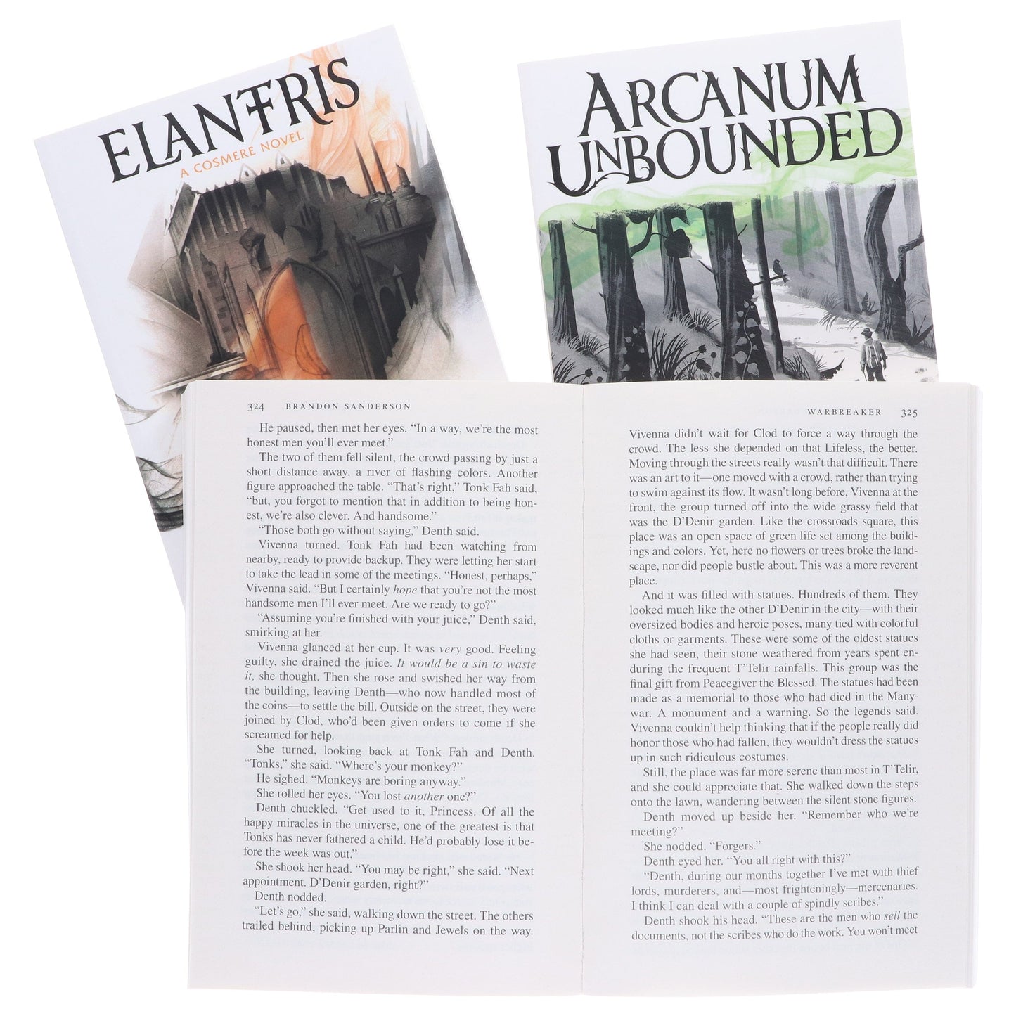 Brandon Sanderson Collection (Arcanum Unbounded, Elantris & Warbreaker) 3 Books Set - Fiction - Paperback