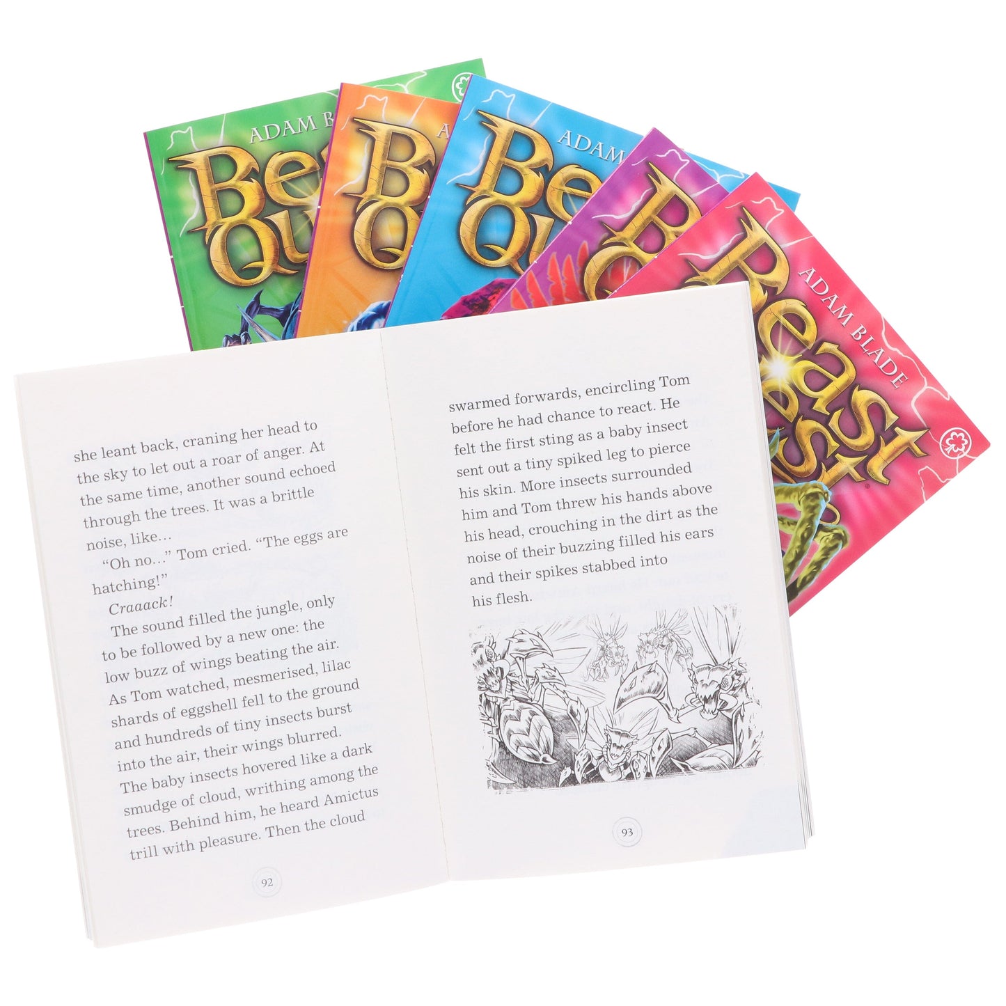 Beast Quest Series 5 By Adam Blade: 6 Books Collection Set - Ages 7-9 - Paperback 7-9 Orchard Books