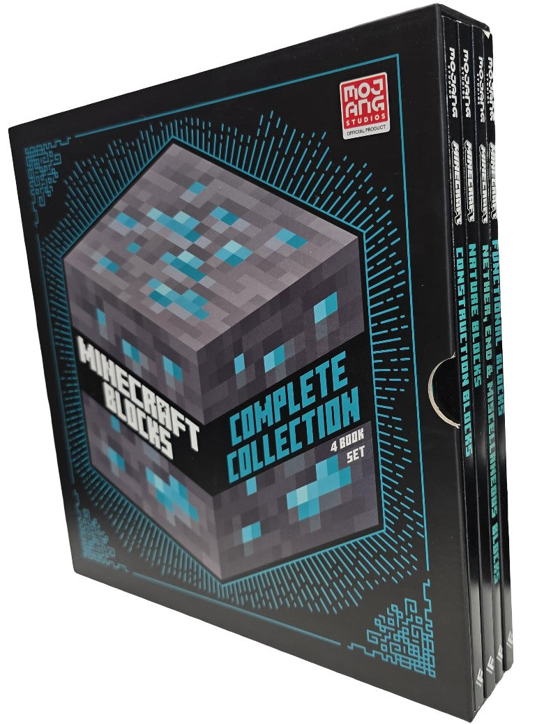 Minecraft Blocks Complete Collection 4 Books Box Set by Mojang AB - Ages 8+ - Paperback