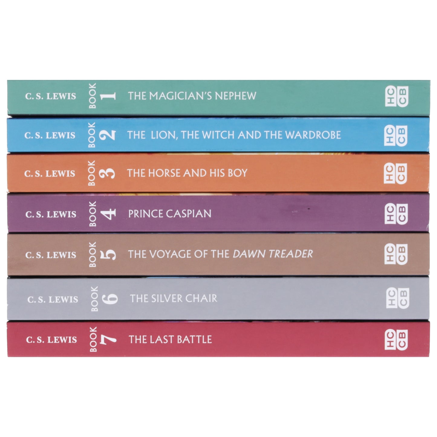 The Chronicles of Narnia 7 Books By C.S. Lewis - Ages 7-9 - Paperback