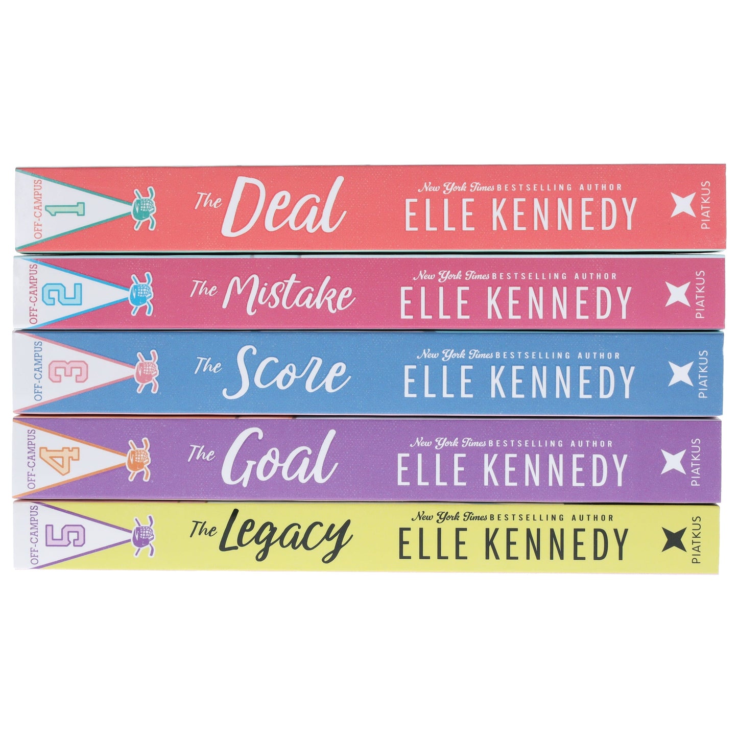 Off-Campus Series By Elle Kennedy 5 Books Collection Set - Fiction - Paperback Fiction Bloom Books