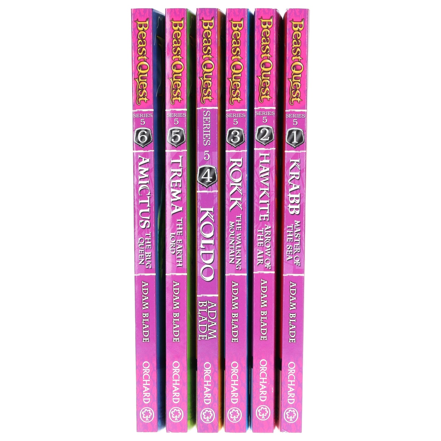 Beast Quest Series 5 By Adam Blade: 6 Books Collection Set - Ages 7-9 - Paperback 7-9 Orchard Books