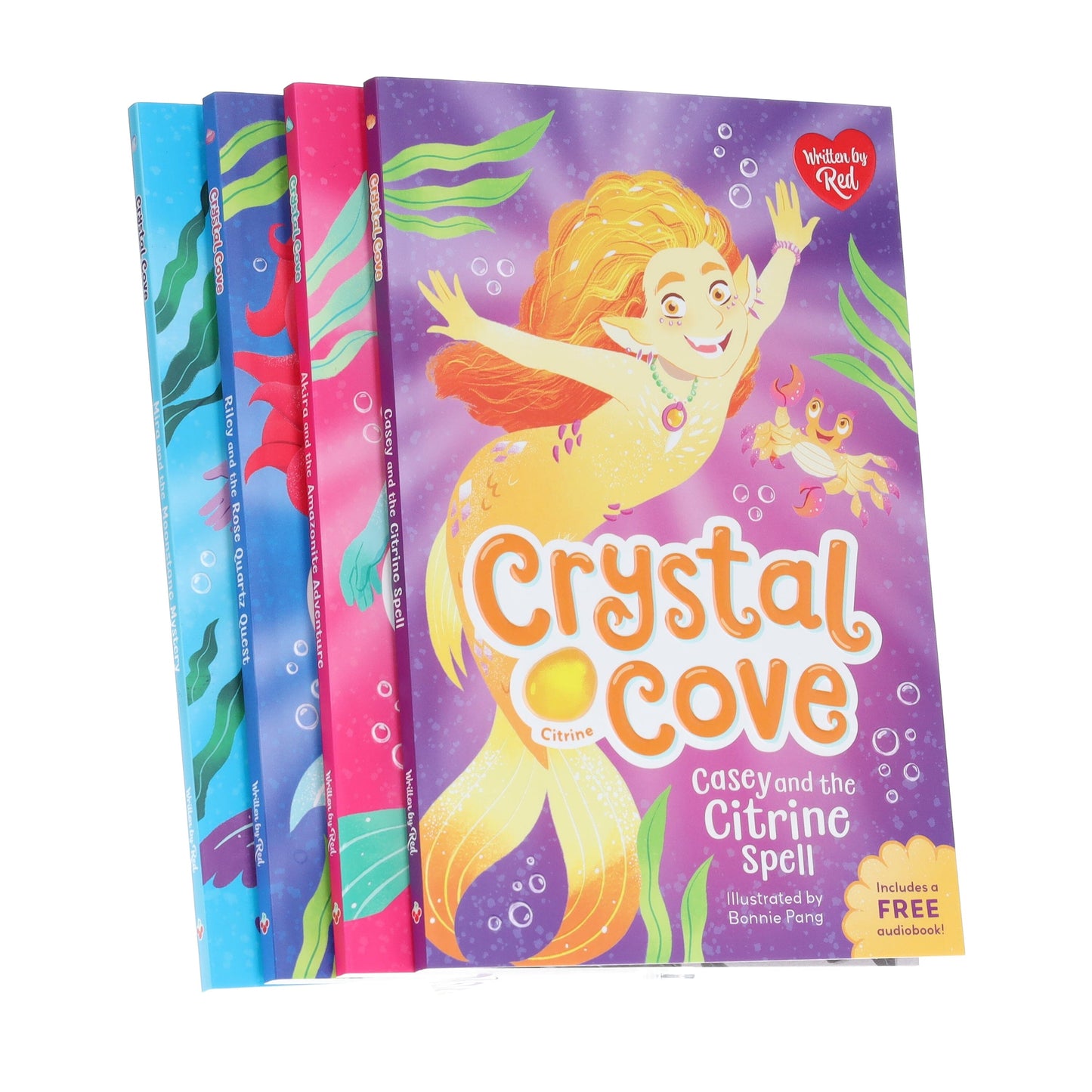 Crystal Cove Series by Red Illustrated 4 Books Collection Set - Ages 7-9 - Paperback
