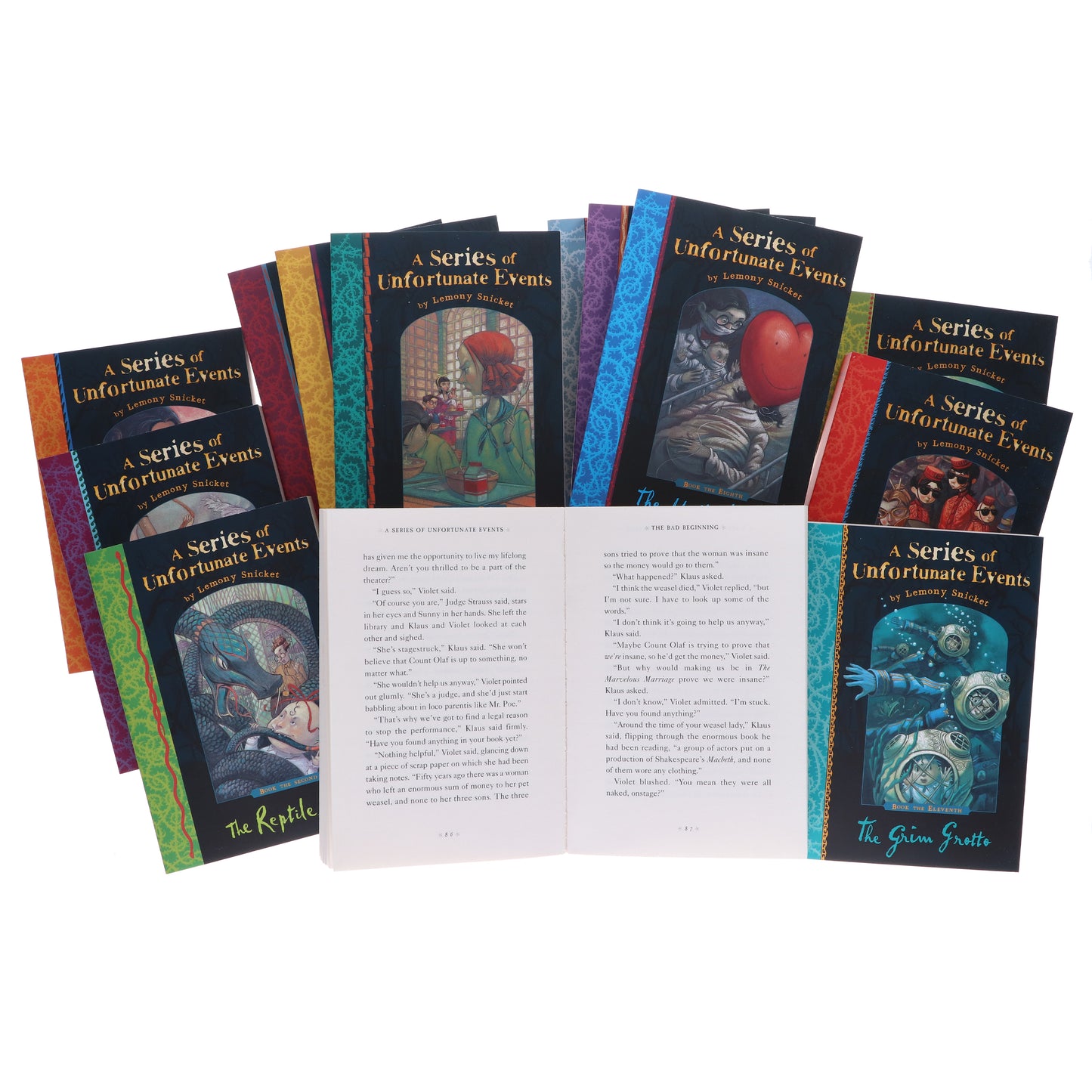 A Series of Unfortunate Events By Lemony Snicket 13 Books Collection Set - Ages 9-14 - Paperback