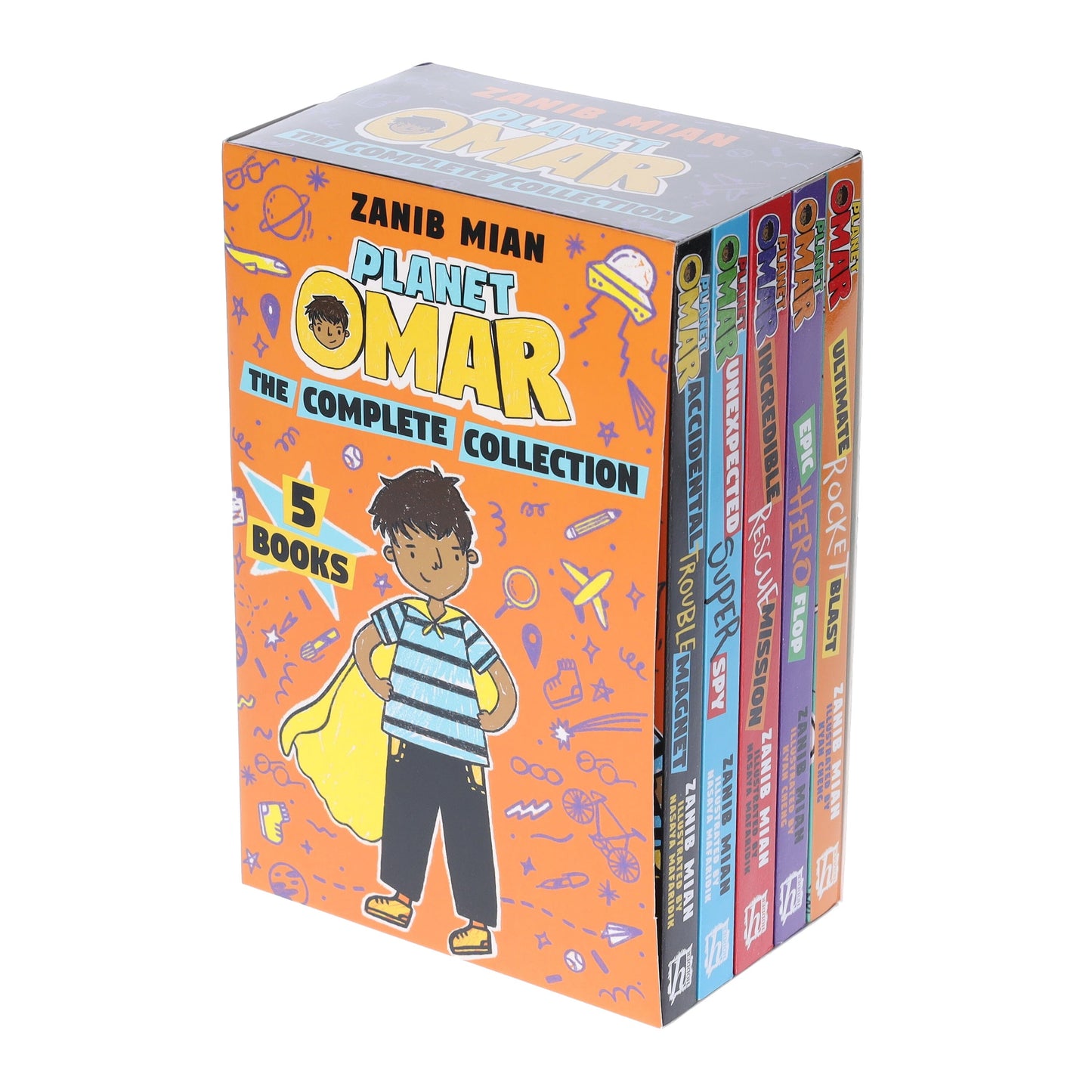 Planet Omar Series by Zanib Mian 5 Books Collection Box Set - Ages 9-11 - Paperback