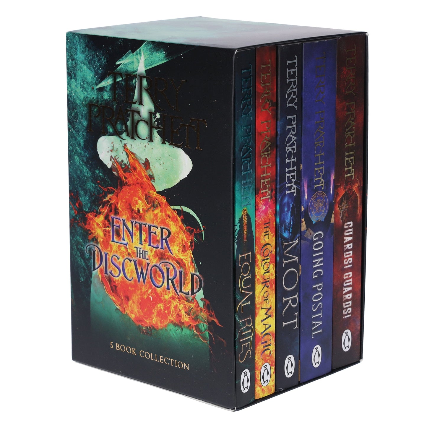 Discworld by Terry Pratchett: Enter the Discworld 5 Books Box Set - Fiction - Paperback Fiction Penguin