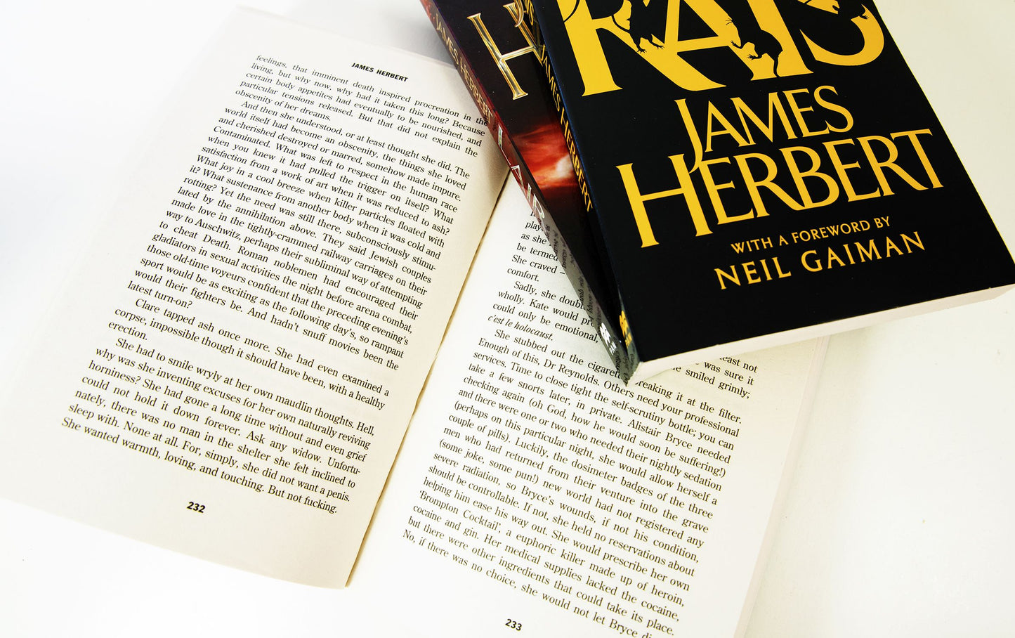 The Rats Trilogy 3 Books Collection Set by James Herbert (Domain, Lair, The Rats) - Fiction - Paperback