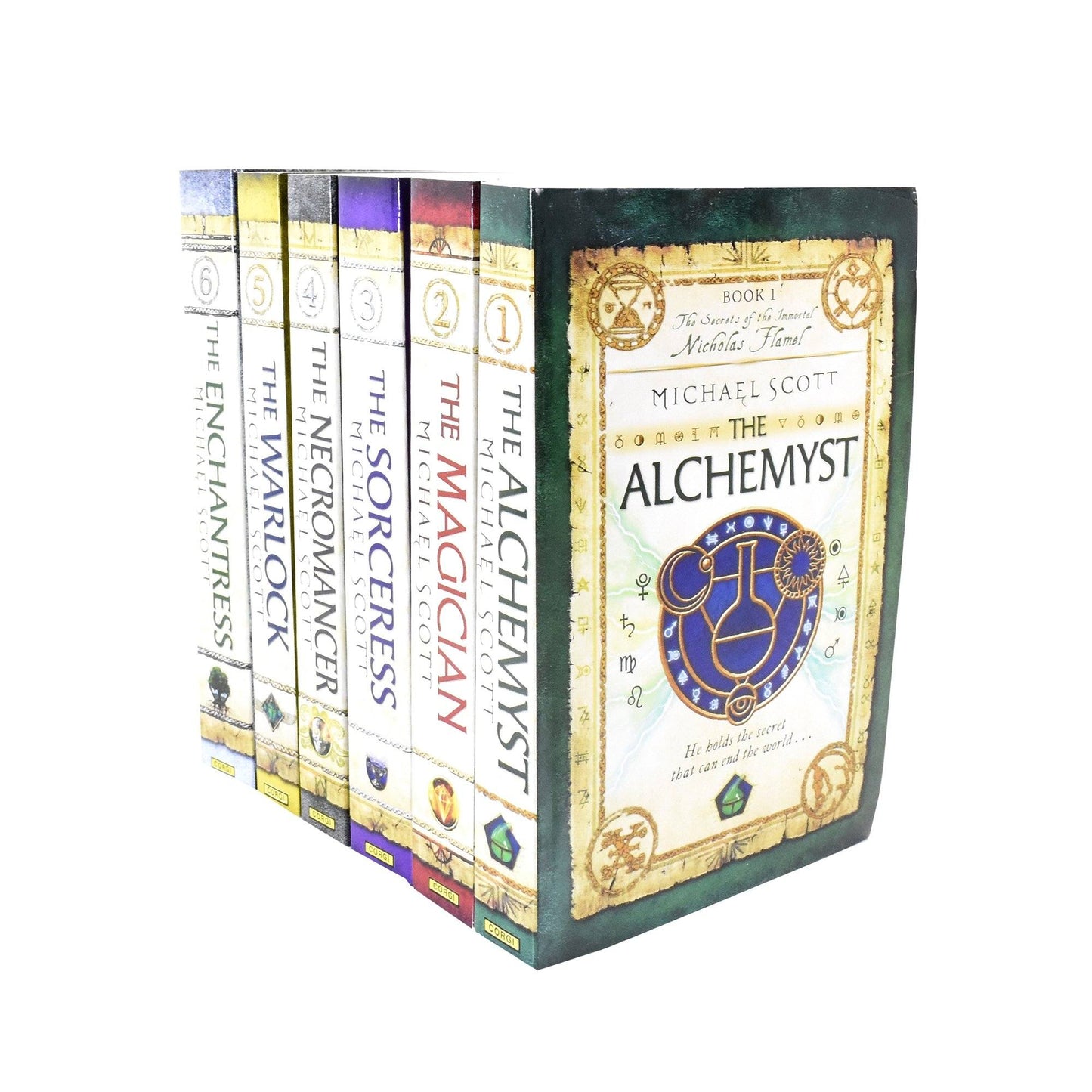The Secrets of the Immortal Nicholas Flamel Collection by Michael Scott 6 Books Set - Ages 9-17 - Paperback