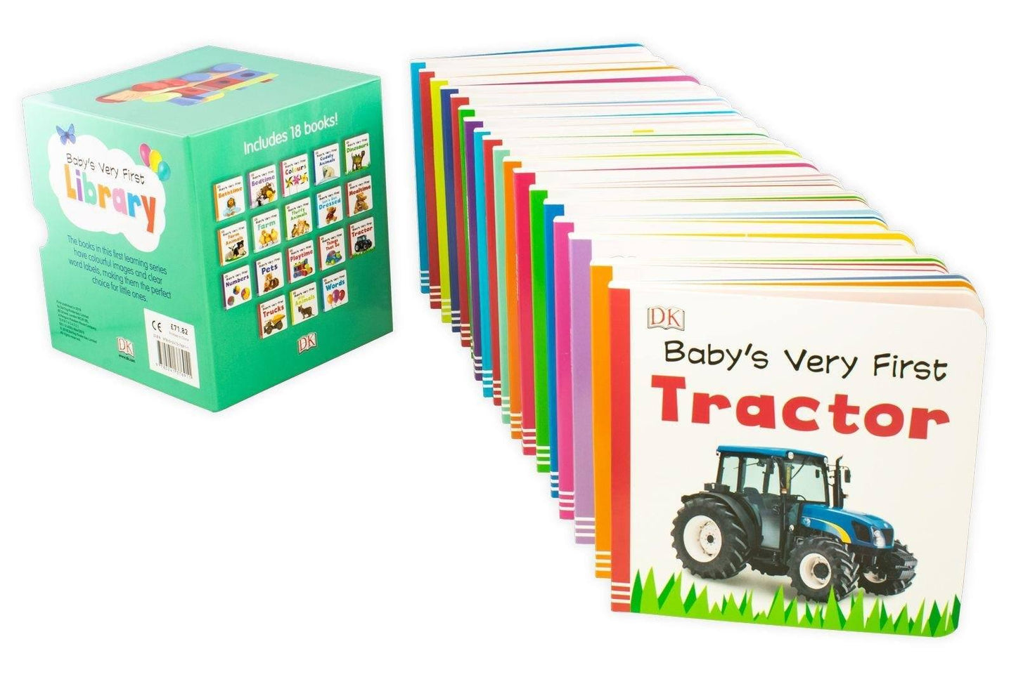 Baby's Very First Library By DK 18 Board Books Set- Ages 0-5 - Board Book