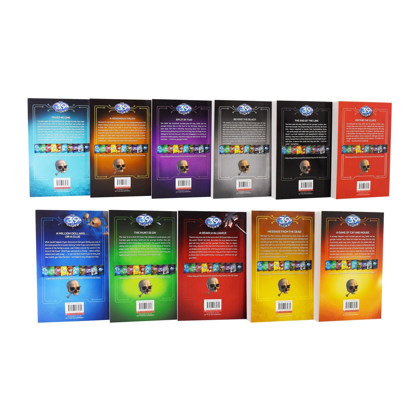 The 39 Clues Series By Rick Riordan 11 Book Collection Box Set - Ages 9-14 - Paperback