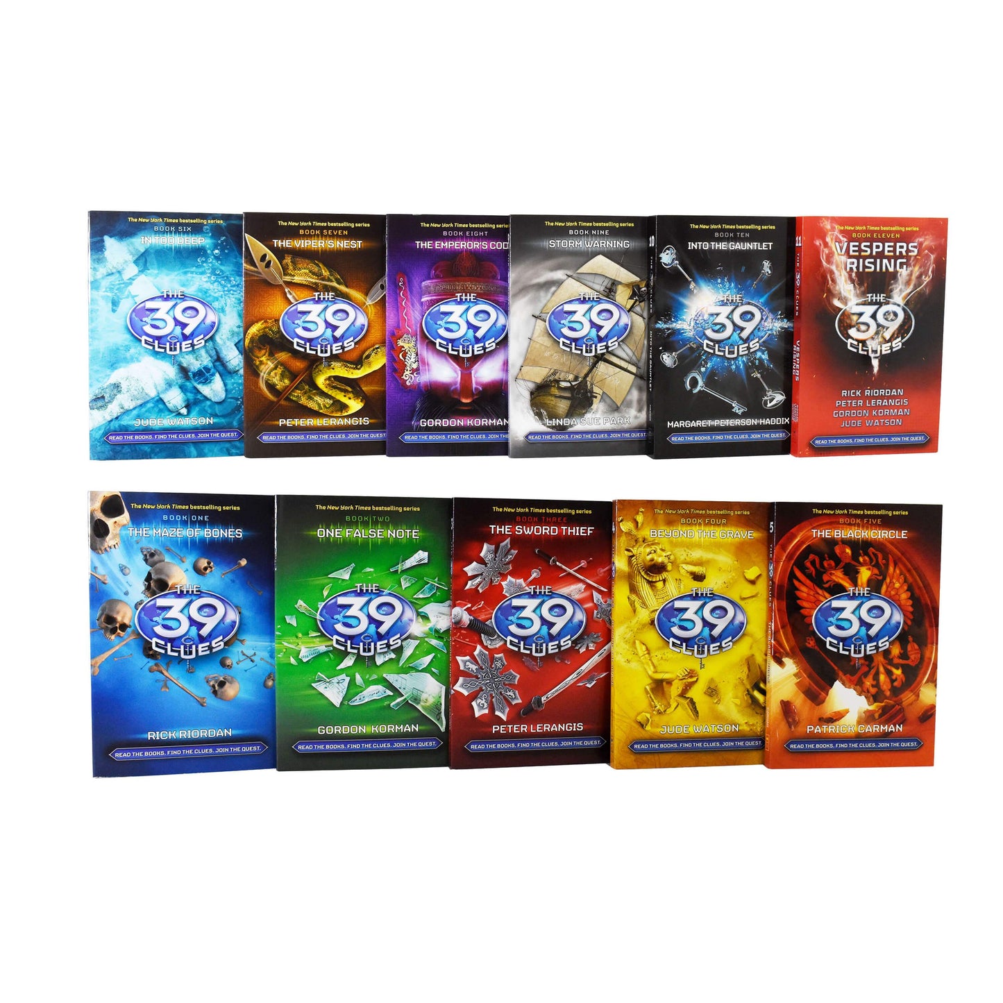 The 39 Clues Series By Rick Riordan 11 Book Collection Box Set - Ages 9-14 - Paperback