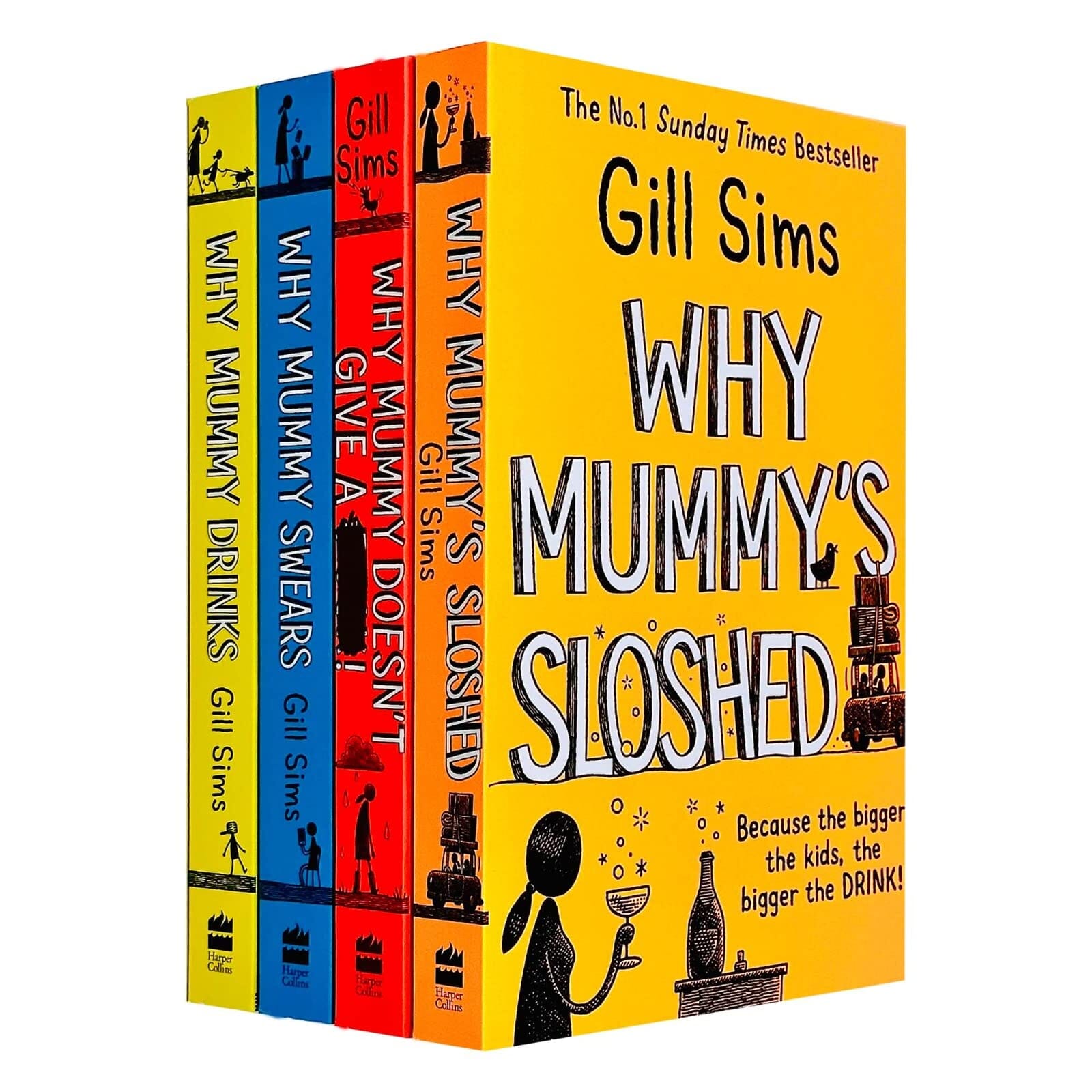 Why Mummy Series by Gill Sims 4 Books Collection Set - Fiction - Paperback Fiction HarperCollins Publishers