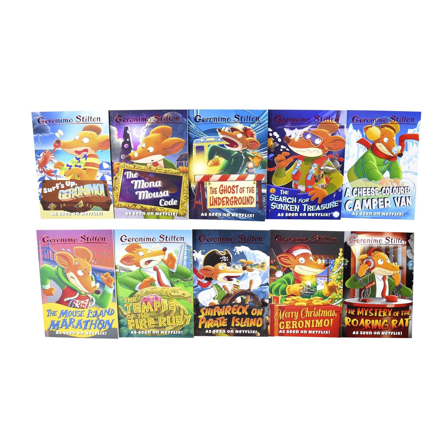 Geronimo Stilton 10 Books Collection (Series 3) - Ages 5-7 - Paperback Boxset 5-7 Sweet Cherry Publishing