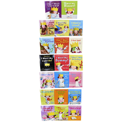 The Little Princess's Big Bookshelf - 20 Books - Ages 5-7 - Paperback - Tony Ross 5-7 Andersen Press