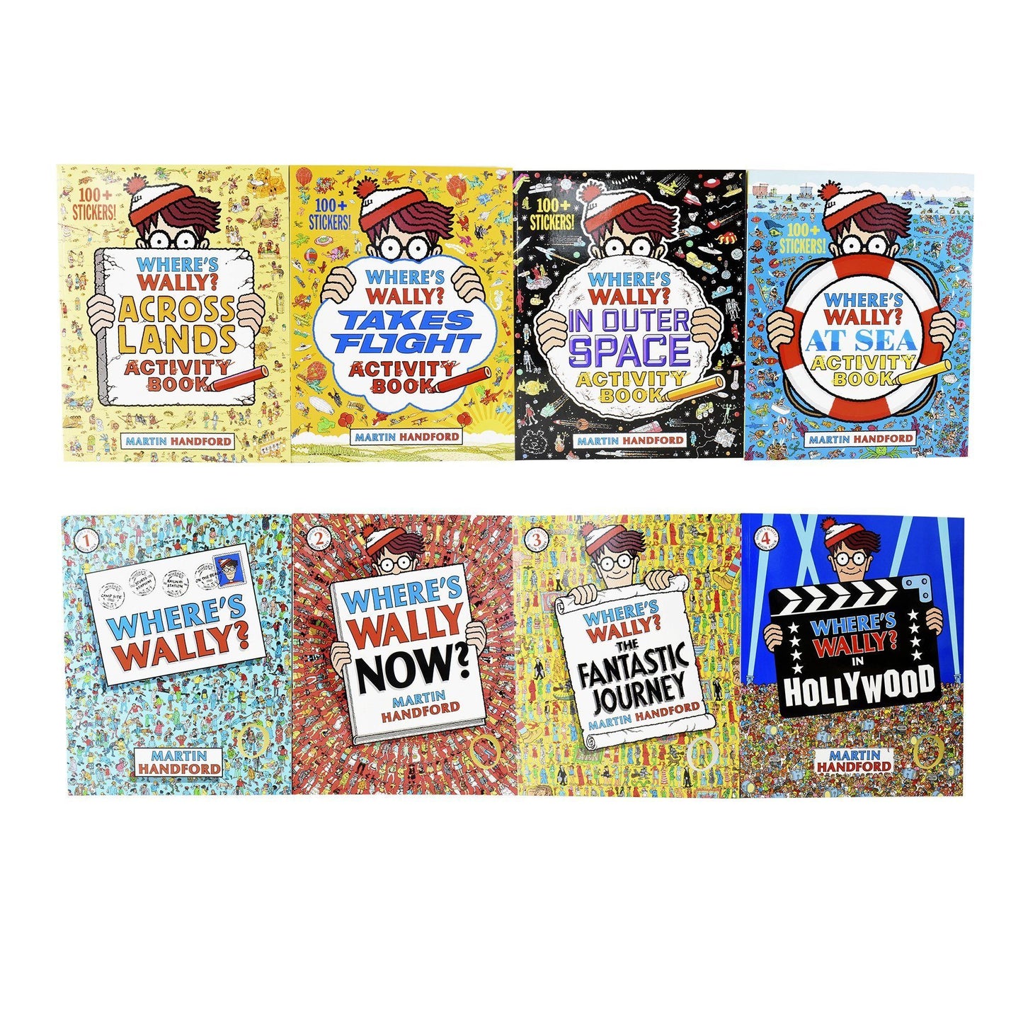 Wheres Wally Amazing Adventures and Activities 8 Books Bag Collection - Ages 5-7 - Paperback - Martin Handford 5-7 Walker Books