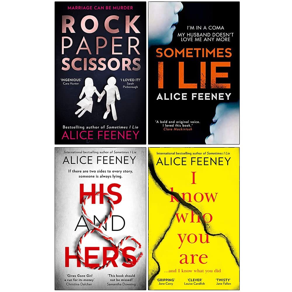 Alice Feeney 4 Books Collection Set - Fiction - Paperback Fiction HarperCollins Publishers