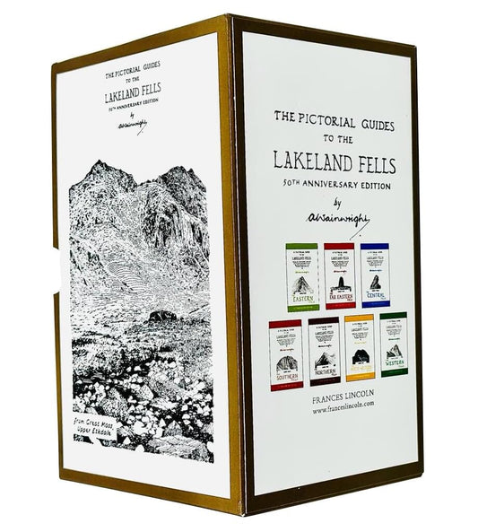 The Pictorial Guides to the Lakeland Fells by Alfred Wainwright: 50th Anniversary Edition 7 Books Box Set - Non-Fiction - Paperback