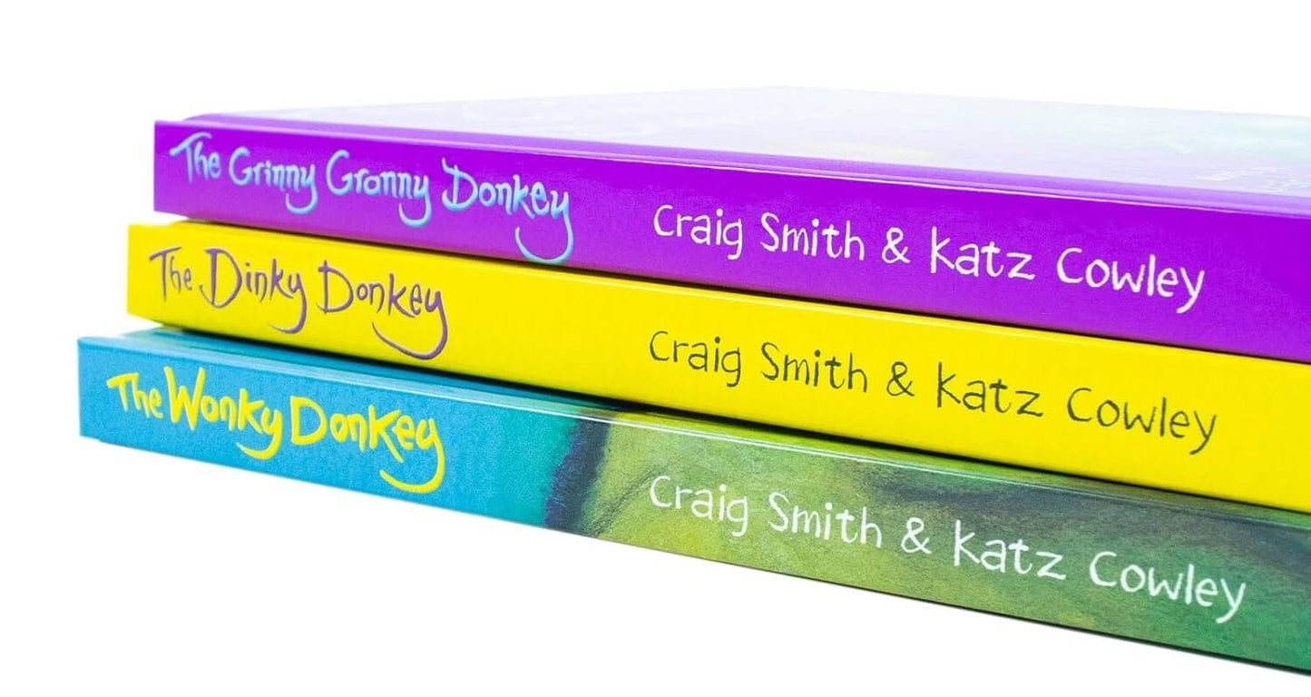 The Wonky Donkey by Craig Smith 3 Books Collection Box Set - Ages 2-6 - Board Book 0-5 Scholastic