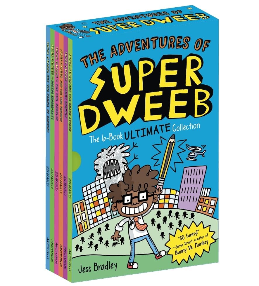 The Adventures of Super Dweeb Series By Jess Bradley 6 Books Collection Box Set - Ages 7-9 - Paperback 7-9 Arcturus Publishing Ltd