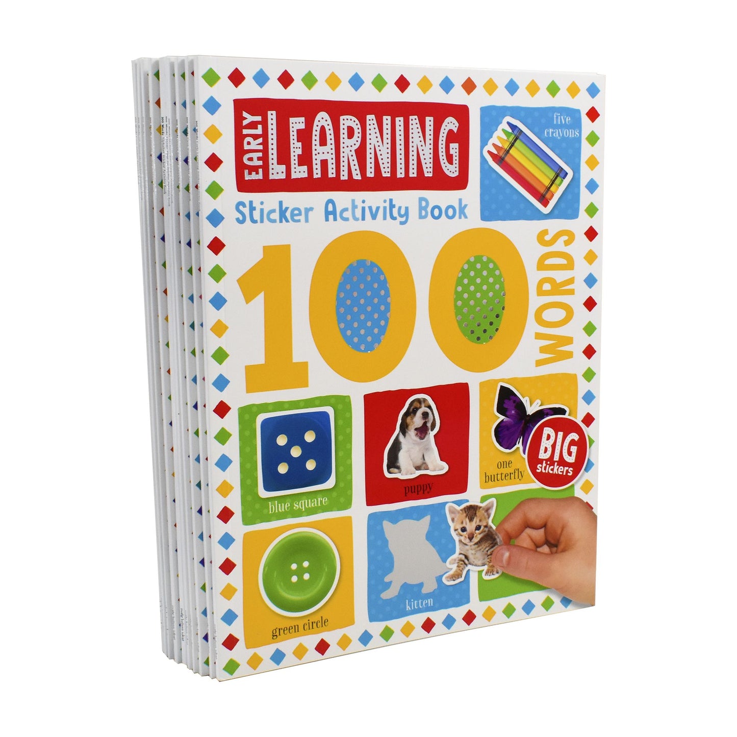 My First 100 Words Home Learning Sticker Activity 10 Books Set - Ages 7-9 - Paperback 7-9 Make Believe Ideas Ltd