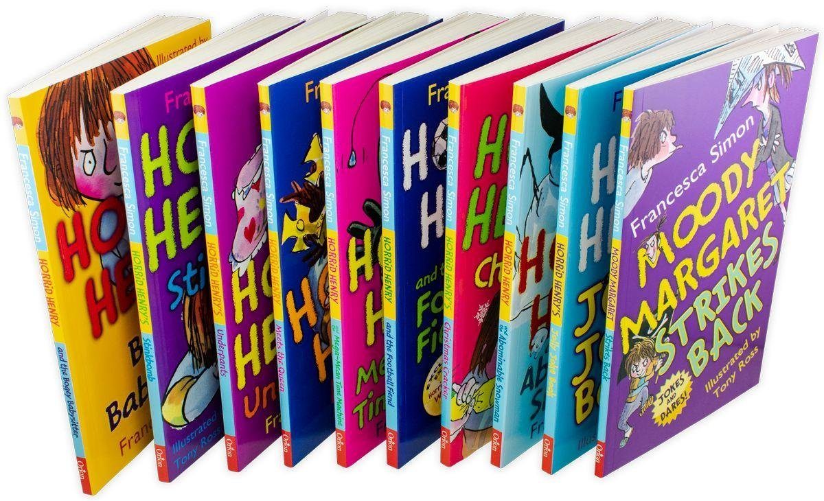 Horrid Henry Mischievous Mayhem 10 Book Collection - Ages 7-9 - Paperback - Francesca Simon 7-9 Orion Books