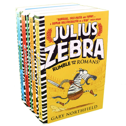 Julius Zebra 5 Kids Books Children Collection - Ages 7-9 - Paperback - Gary Northfield 7-9 Walker Books