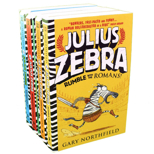 Julius Zebra Series By Gary Northfield 5 Books Collection Box Set - Ages 7-9 - Paperback 7-9 Walker Books Ltd