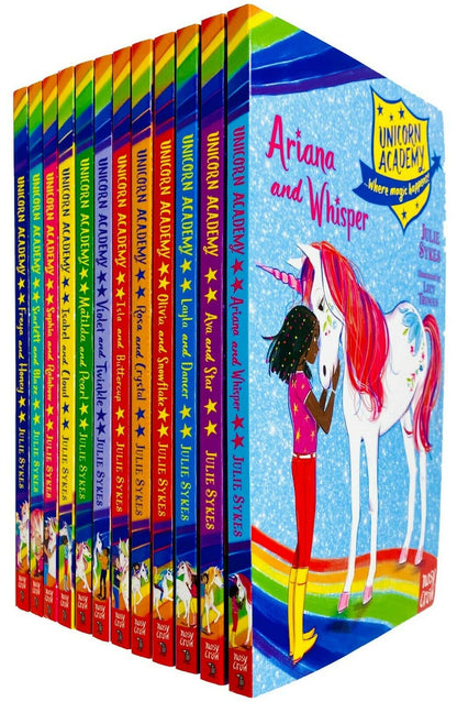 Unicorn Academy Where Magic Happens 12 Books Children - Ages -7-9 - Paperback Set By Julie Sykes 7-9 Random House