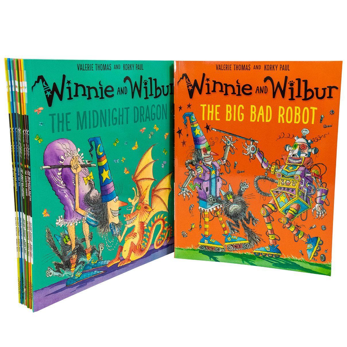 Winnie and Wilbur Series 16 Books Bag Collection Set - Ages 7-9 - Paperback - Valerie Thomas 7-9 Oxford