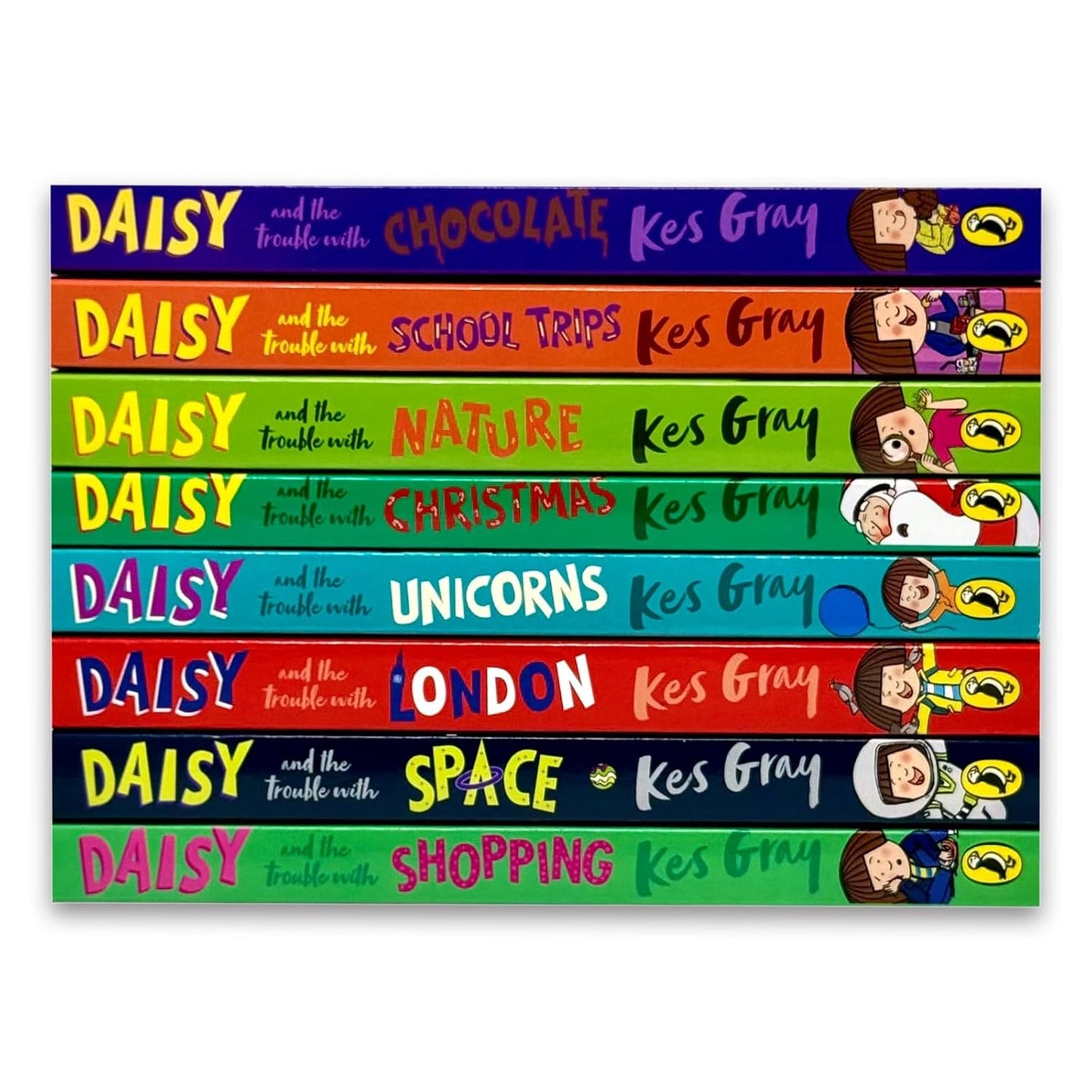 Daisy and the Trouble Series by Kes Gray Illustrated 8 Books Collection Set - Ages 5+ - Paperback