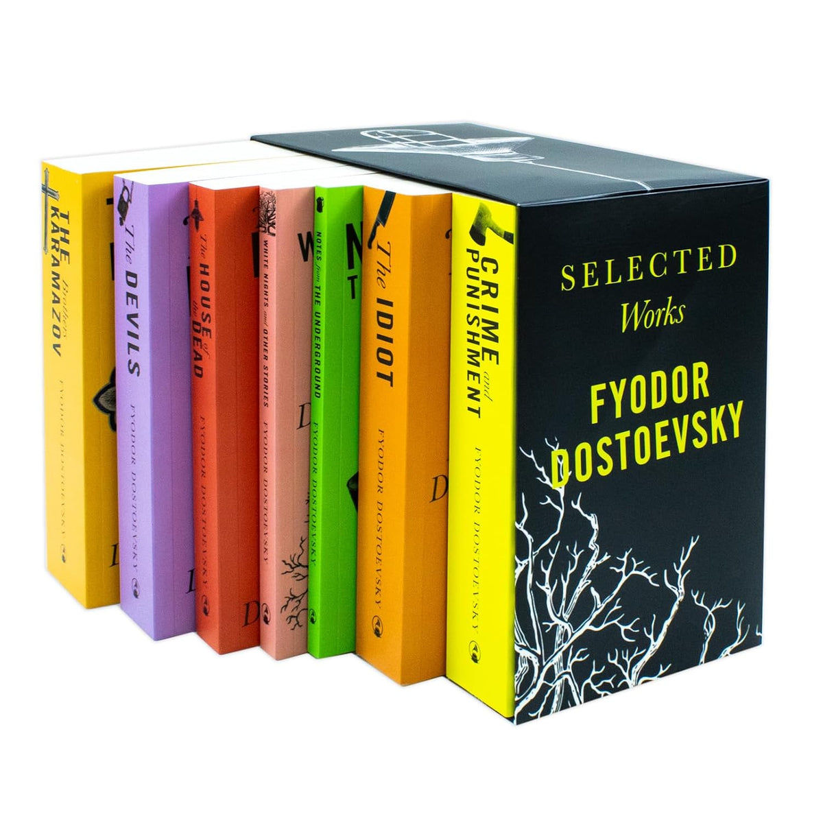 Selected Works of Fyodor Dostoevsky 7 Books Collection Box Set - Fiction - Paperback