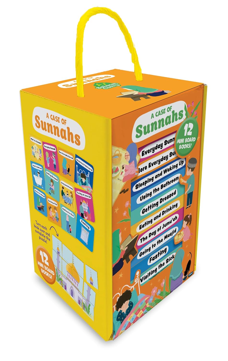 A Case of Sunnahs - 12 Mini Islamic Books Box Set - Ages 0-5 - Board Book