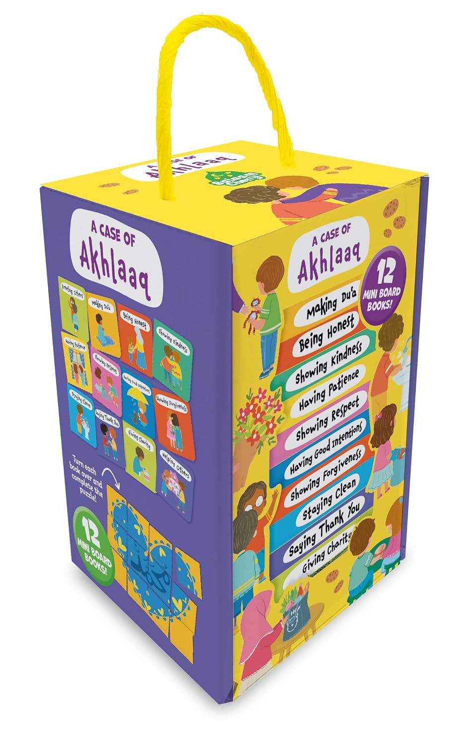 A Case of Akhlaaq - 12 Mini Islamic Books Box Set - Ages 0-5 - Board Book