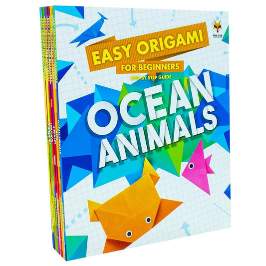 Easy Origami For Beginners Series Step By Step Guide 6 Books Collection Set - Ages 8-13 - Paperback 9-14 Fox Eye Publishing