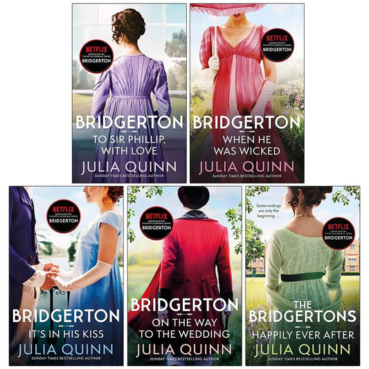 Bridgertons Series (Book 5-9) by Julia Quinn: 5 Books Collection Set - Fiction - Paperback