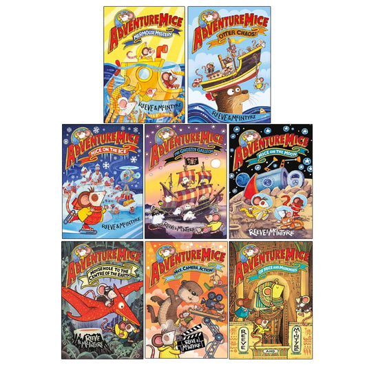 Adventuremice Series By Philip Reeve & Sarah McIntyre 8 Books Collection Set - Ages 5-7 - Paperback