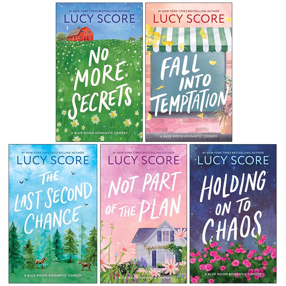 A Blue Moon Romantic Comedy Series by Lucy Score 5 Books Collection Set - Fiction - Paperback